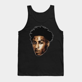 Young Boy Big Face Tank Top